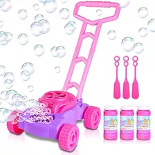 Artcreativity Pink And Purple Bubble Lawn Mower Para Niños P