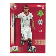 Carta Arturo Vidal - Master Copa América Chile 2015 Panini