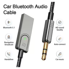 Receptor Bluetooth 5.1 Con Micrófono Kit De Audio Aux Coche