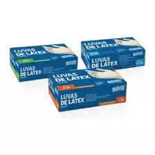 Luvas De Látex Branca Com Pó - Tamanho G