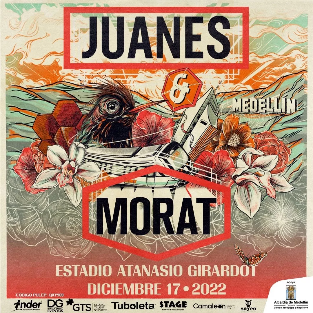 Boletas Morat Y Juanes 17 De Diciembre
