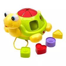 Tortuga De Encastre Con Diversas Piezas Y Sonido - Baby Innovation