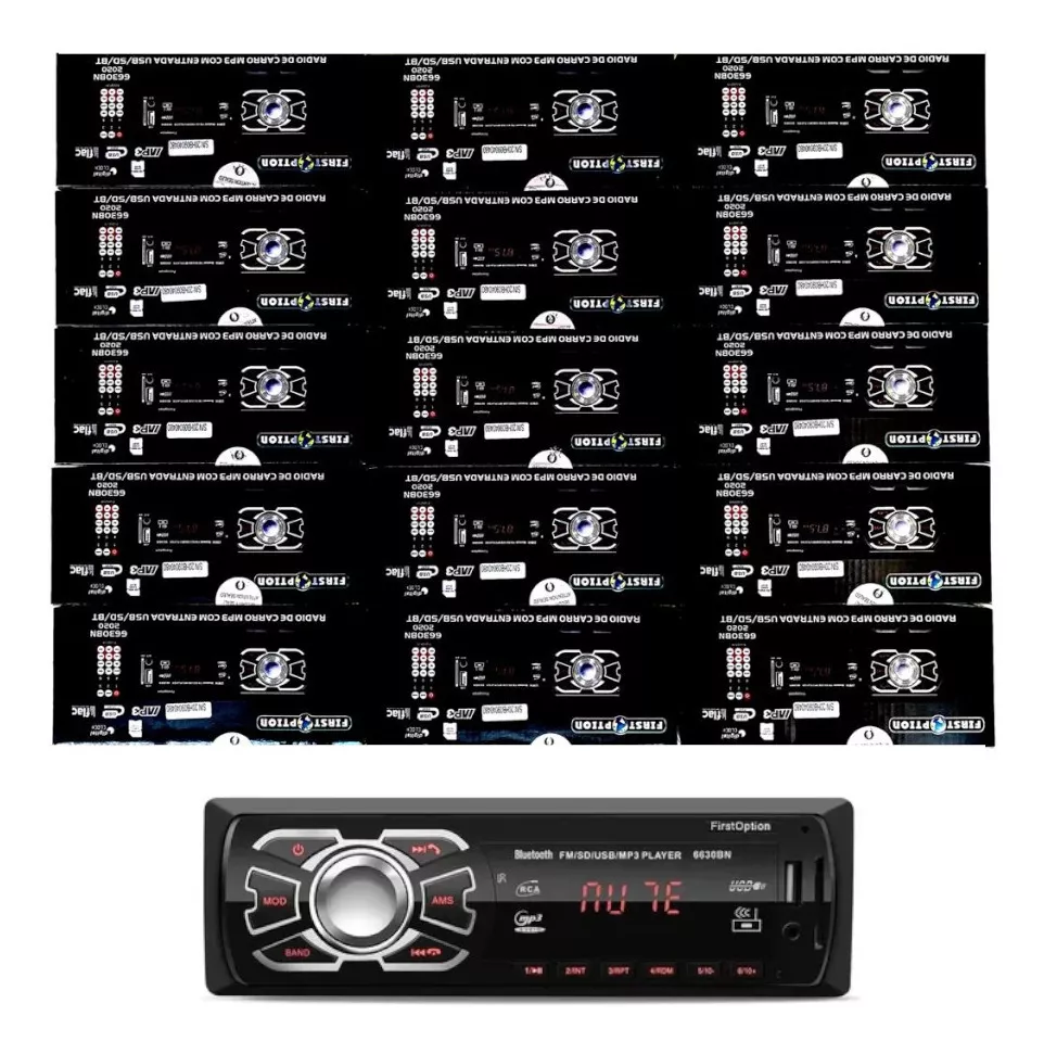 Rádio Mp3 Player First Option Kit 15 Unidades 