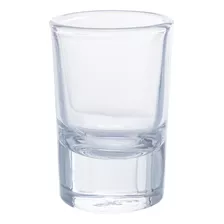 Tequilero Shot De 2oz Fondo Grueso, De Vidrio. Caja Con 48pz