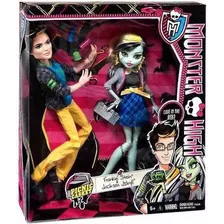 Monster High Picnic Casket 2 Pack Jackson And Frankie Stein