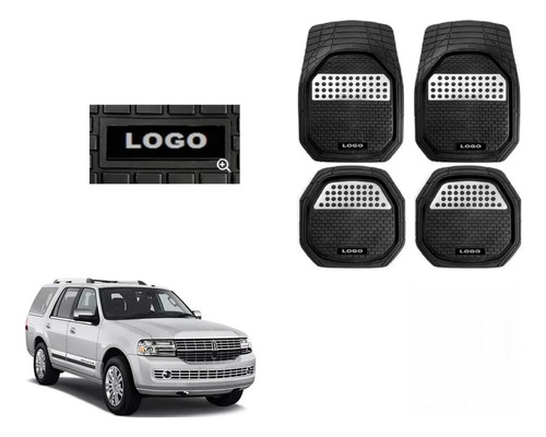 Foto de Tapetes 4pz Bandeja 3d Logo Lincoln Navigator 2007 - 2014