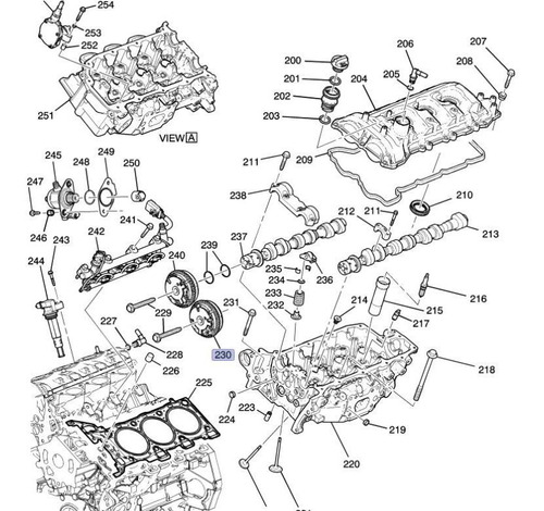 Engrane Arbol Levas Escape Gmc Canyon 3.6l V6 2015 Foto 2