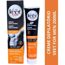 Creme Depilatório Corporal Veet For Men 180ml - Envio 24h