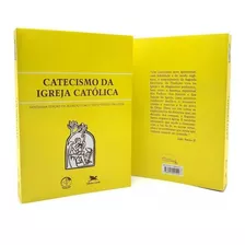 Livro Catecismo Da Igreja Católica Capa Amarela Grande