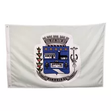 Bandeira De Pinheiral - Rj 2,5p Oficial (1,60x1,13) Bordada