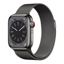 Apple Watch Series 8 41mm Gps + Cel. Aço Inoxidável Grafite 