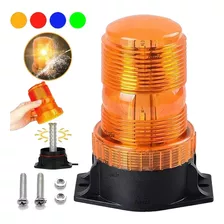 Torreta Led Ambar 30led Estrobo Para Montacargas Universal