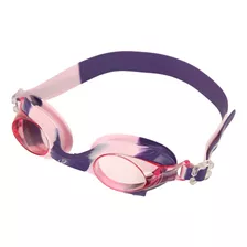Óculos Natação Hammerhead Infantil Fun Fish - Proteção Uv Cor Violeta/rosa - Lente Rosa