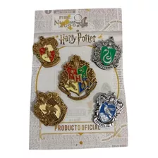Pack 5 Pins Casas Hogwarts - Harry Potter