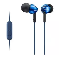 Audífonos Internos Sony Serie Ex -mdr-ex110ap Color Azul