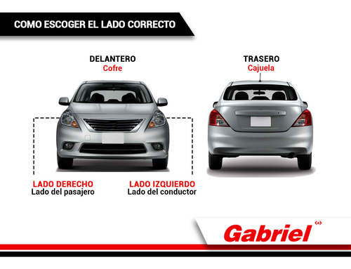 Amortiguadores Gas Traseros Gabriel Nissan Kicks 2017 A 2019 Foto 6