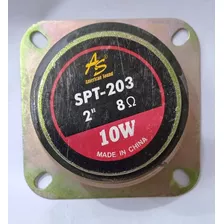 Tweeter Tipo Dome 10 Watts, 8 Ohm, 2 Marca As Spt-203