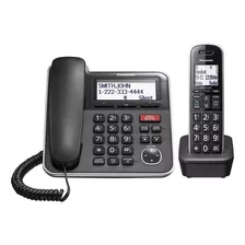 Sistema Telefonico Panasonic Kx-tgb850b ,inalambrico ,negro,