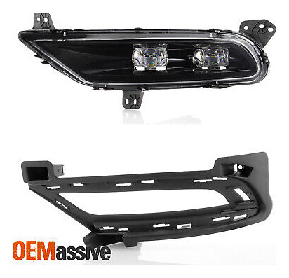 For 2015-2020 Chrysler 300 Led Chrome Bumper Fog Light D Oai Foto 5