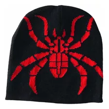 Gorro Lana Diseño Araña Para Niños De 6 A 12 Años