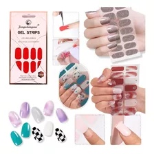 Sticker Tira De Gel Press On Manicuria Cabina Deco Nail Art