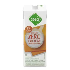 Leite Uht Semidesnatado Zero Lactose Taeq Caixa Com Tampa 1l