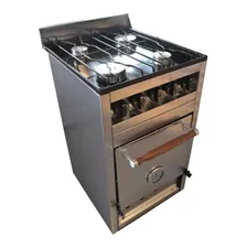 Cocina Industrial 4 Hornallas Horno Pizzero 50 Cm Eg