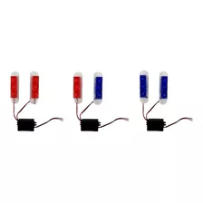 1 Juego De Estrobos 3 Led Varios Colores Auto Moto Jeep 4x4