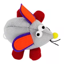 Ratón De Peluche Con Vibración Para Perros Y Gatos