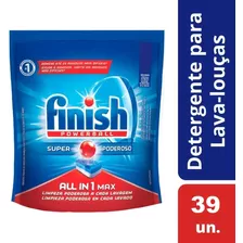 Detergente De Máquina De Lavar Louças Finish 39 Tabs