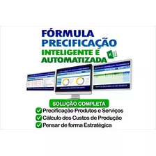 Planilha Custos De Producão E Precificação (1.000 Produtos)