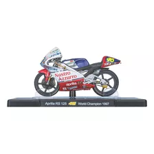 Miniatura Valentino Rossi Aprilia Rs Gp 125 1997 1:18 11cm