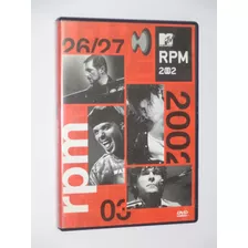 Dvd Rpm - Rpm 2002 Mtv Ao Vivo Paulo Ricardo - Usado