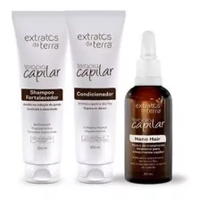 Kit Fortalecimento Capilar Terapia Solução Cabelos Fracos