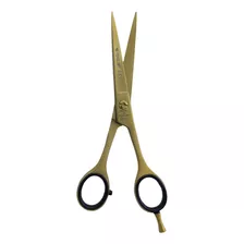 Tesoura De Cabelo Profissional Fio Navalha 6.5 P Barbeiro Cors Dourada