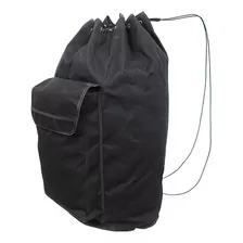 Saco Bolsa Para Sela Resistente Em Lona 100% Algodão Cor Preto Desenho Do Tecido Liso