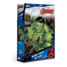 Quebra Cabeça Vingadores Hulk 60 Peças 2685 - Toyster