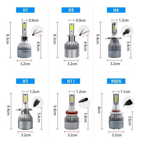 Kit Faros Focos Led Luz Alta Y Luz Baja Para Todos Chevrolet Foto 10