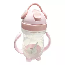 Copo Infantil Rosa Com Alça Anatômico Western Baby 300ml