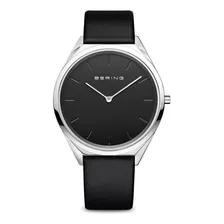 Reloj De Cuarzo De Acero Inoxidable Para Hombre, Negro, 18