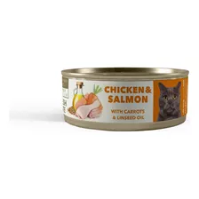 Amity Gato Adulto Chicken Y Salmon 80g