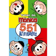 Livro Infantil Colorir Turma Da Monica 551 Atividades