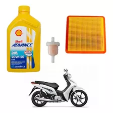 Kit Service Honda Biz C 125 Advance Ax5 + Filtro Wega