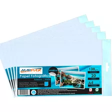 Papel Fotográfico Adesivo Fosco 130g A4 210x297mm 300fls