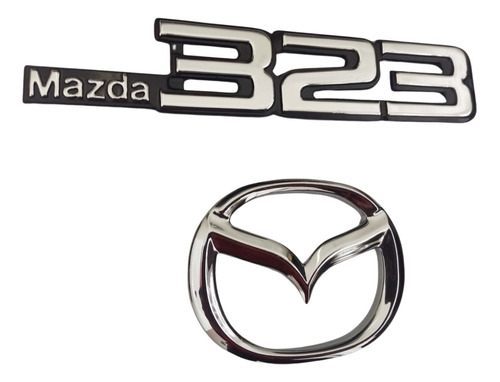 Emblemas Para Mazda 323 Plaqueta 323  Y Logo Mazda.  Foto 2
