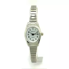 Reloj Clasico Ovalado Elastico Para Mujer