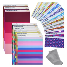 Kit Análise Coloração Pessoal Estampado + Dimensões