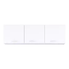 Aéreo 120 Cm 3 Portas Branco - Poquema