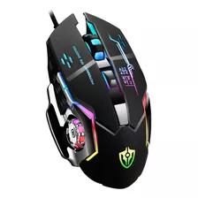 Mouse Gamer De Juego Inalámbrico Wolf X8 Colorido