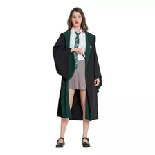 Capa Harry Potter Slytherin Bordada Túnica Cosplay Disfraz 